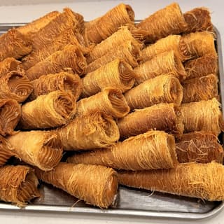 كنافه كورنيه مربه حليب
